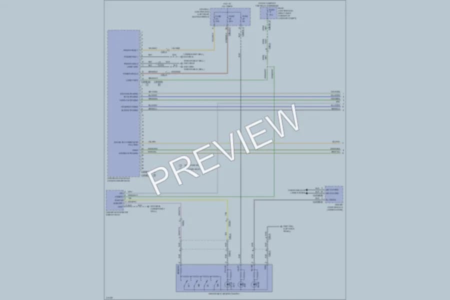 2013 Jaguar XJLSupersport Memory Systems wiring diagram preview