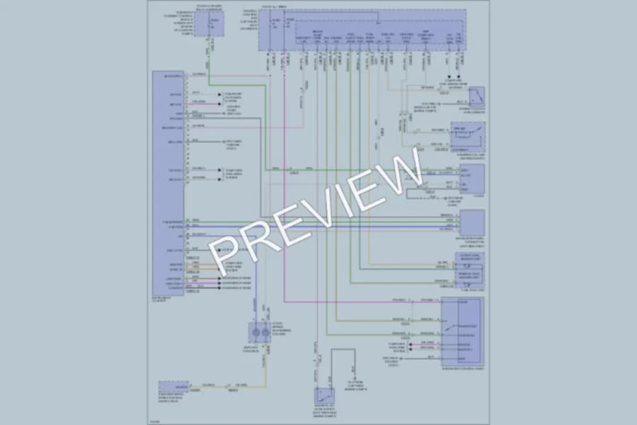 2013 Jaguar XJLUltimate Instrument Cluster wiring diagram preview