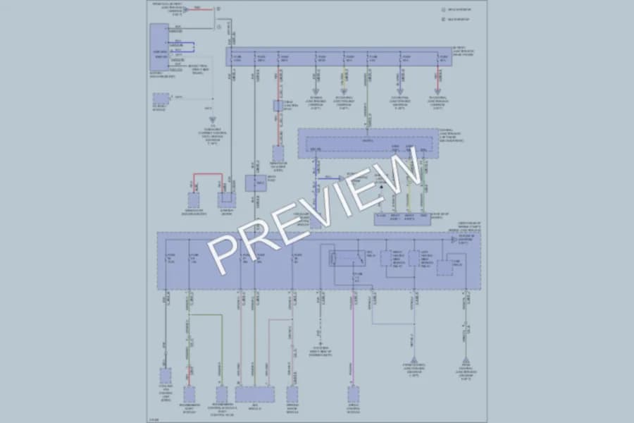2013 Jaguar XJLUltimate Power Distribution wiring diagram preview