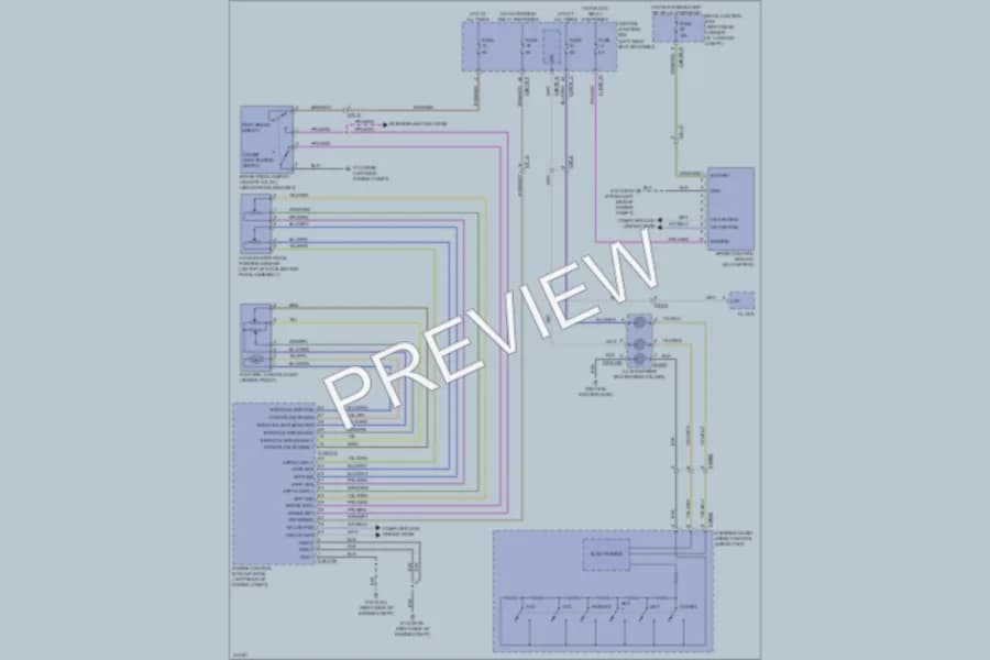 2013 Jaguar XJSupersport Cruise Control wiring diagram preview