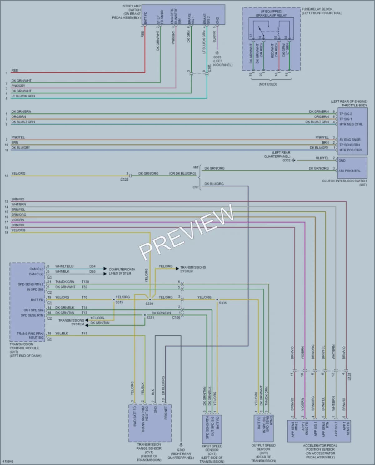 2013 Jeep Compass Cruise Control wiring diagram preview