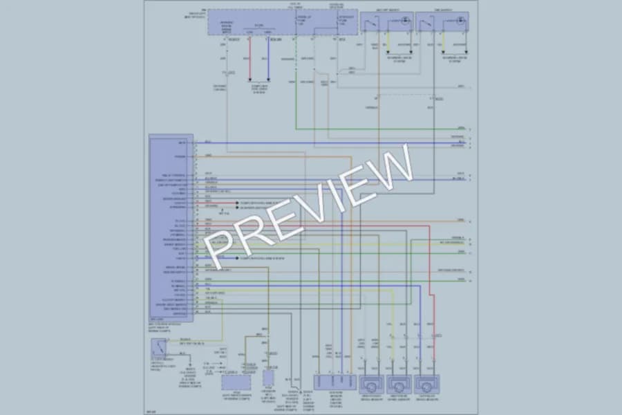 2013 Kia Sorento Anti Lock Brakes wiring diagram preview