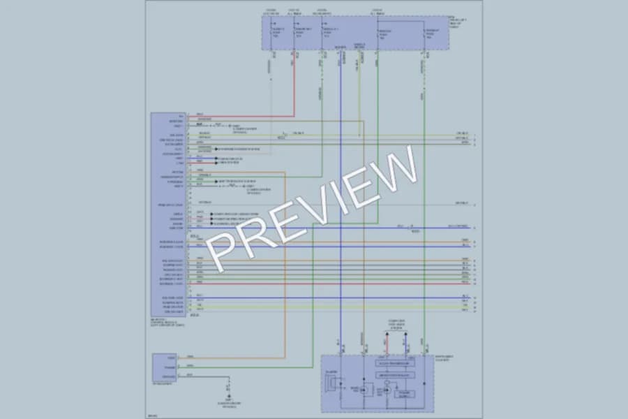 2013 Kia Sorento Anti Theft wiring diagram preview