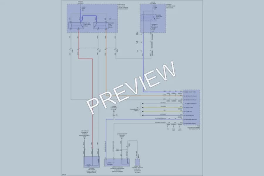 2013 Kia Sorento Cooling Fan wiring diagram preview