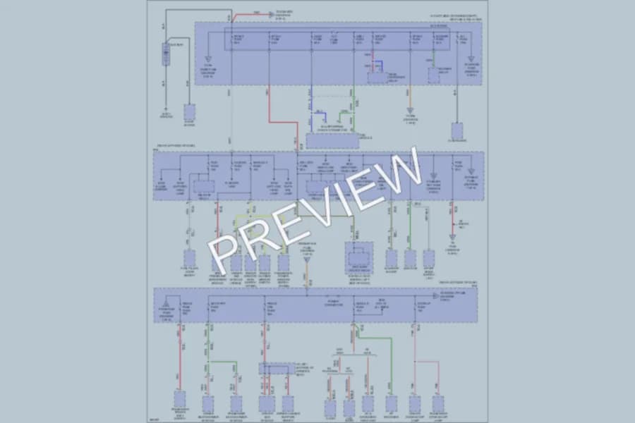 2013 Kia Sorento Power Distribution wiring diagram preview