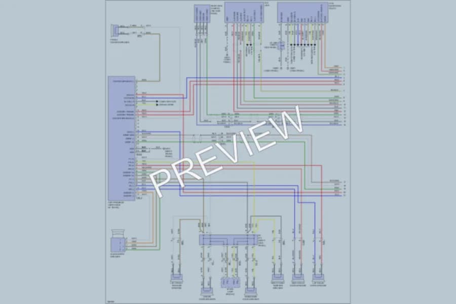 2013 Kia Soul Navigation wiring diagram preview