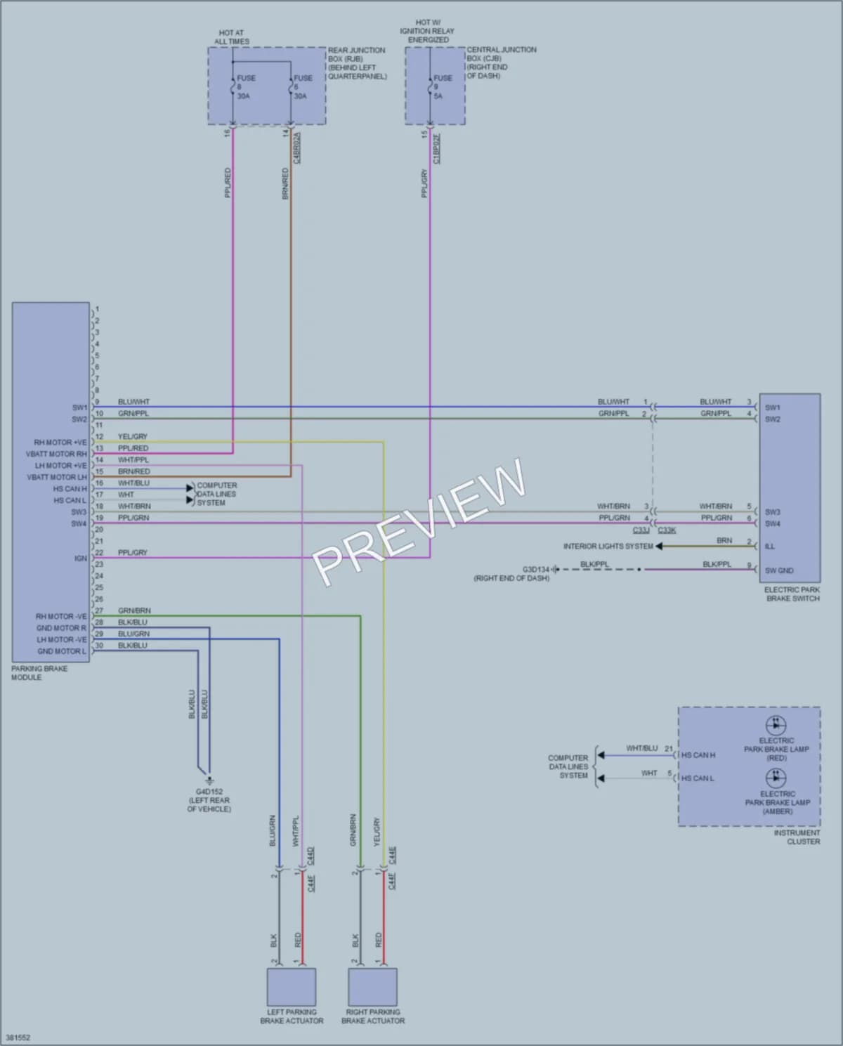 2013 LandRover RangeRoverEvoque Shift Interlock wiring diagram preview