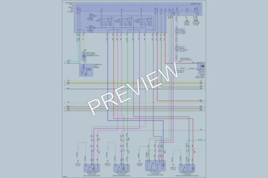 2013 Lexus CT200h Anti Theft wiring diagram preview