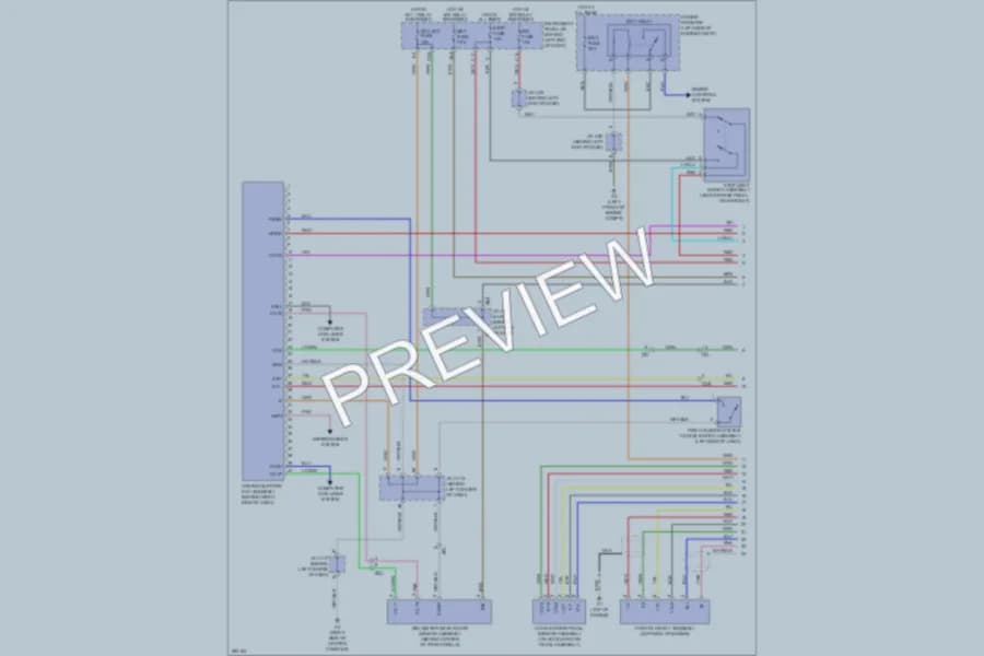 2013 Lexus CT200h Cruise Control wiring diagram preview
