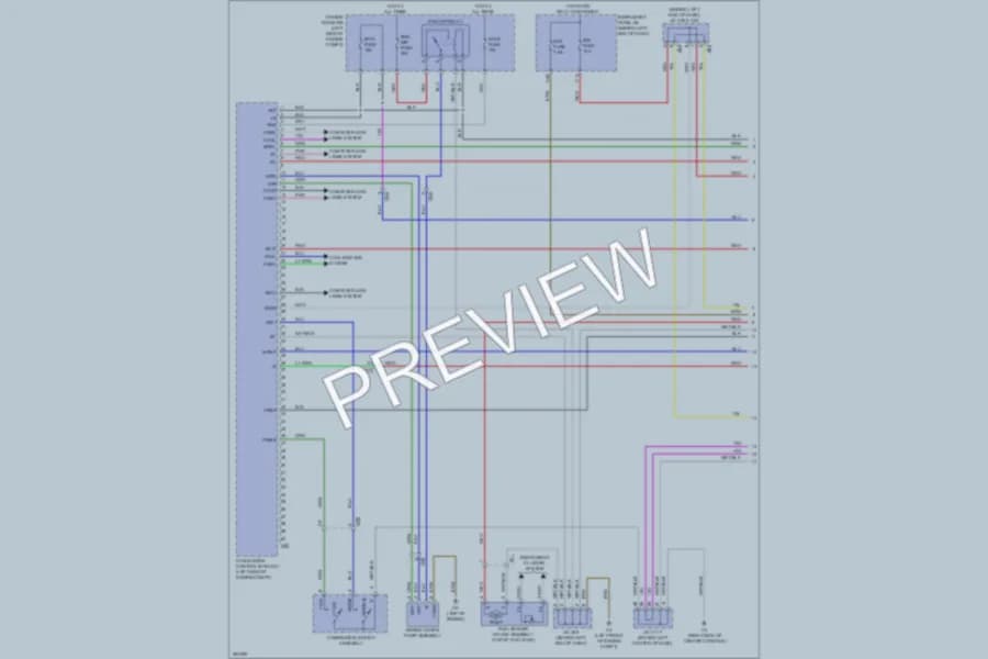 2013 Lexus CT200h Engine Performance wiring diagram preview