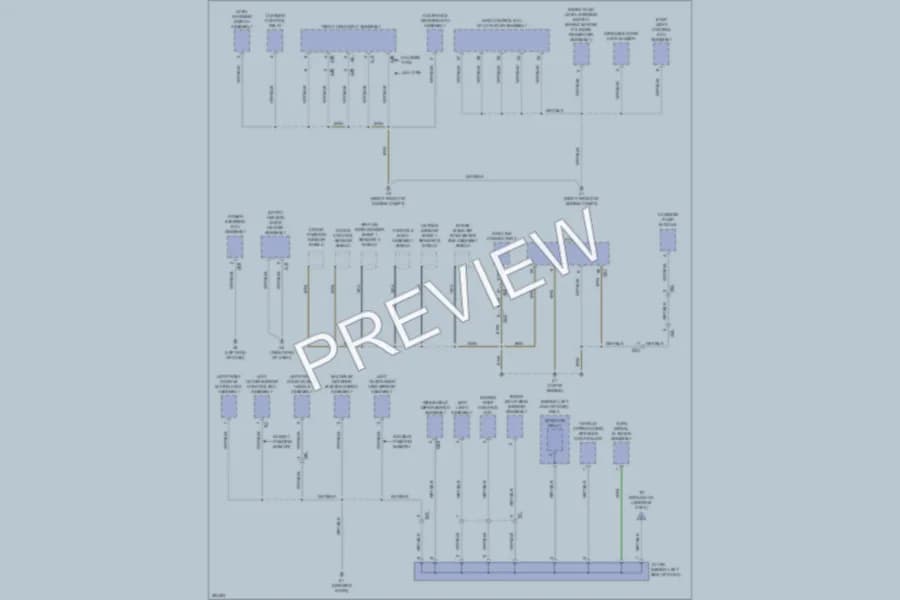 2013 Lexus CT200h Ground Distribution wiring diagram preview