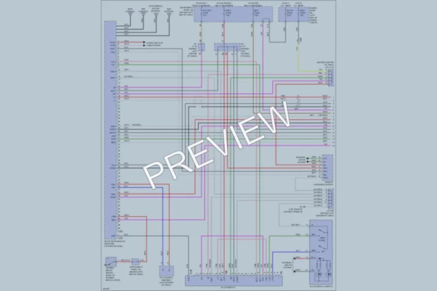 2013 Lexus CT200h Radio wiring diagram preview