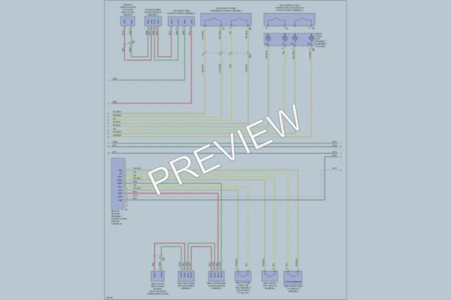 2013 Lexus CT200h Supplemental Restraints wiring diagram preview