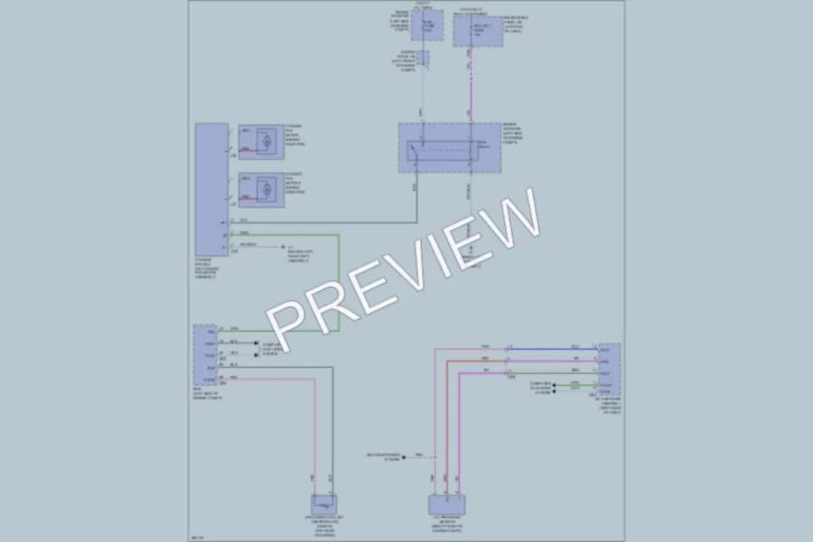 2013 Lexus ES300h Cooling Fan wiring diagram preview