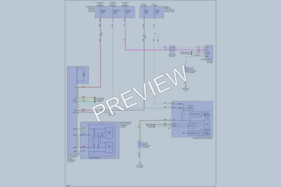 2013 Lexus ES300h Electronic Power Steering wiring diagram preview