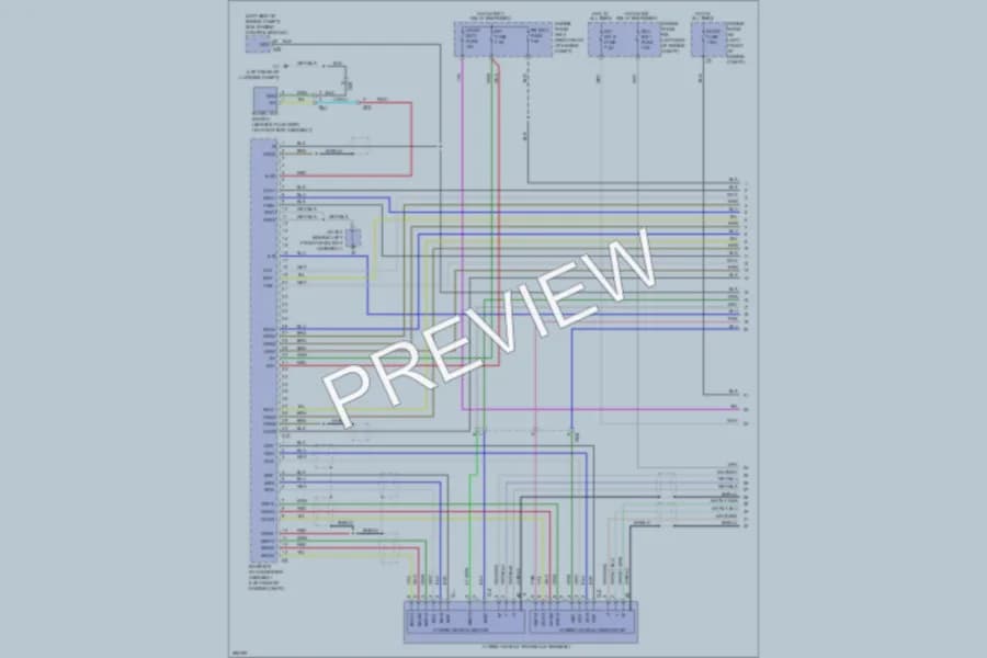 2013 Lexus ES300h Transmission wiring diagram preview