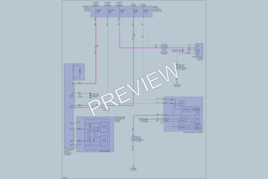 2013 Lexus ES350 Electronic Power Steering wiring diagram preview