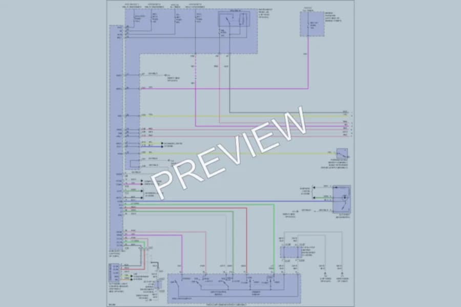 2013 Lexus ES350 Headlights wiring diagram preview