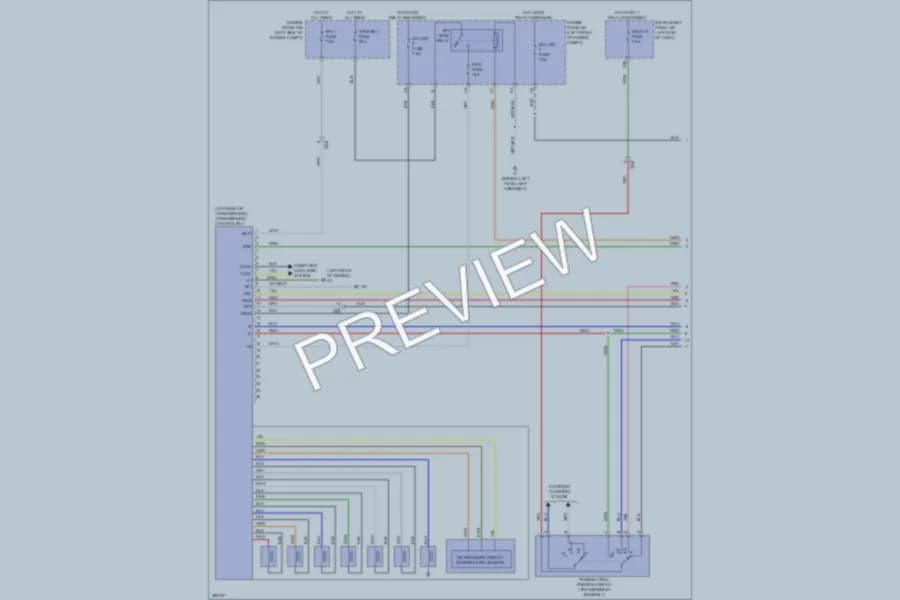 2013 Lexus ES350 Transmission wiring diagram preview
