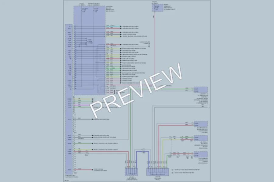 2013 Lexus GS350 Body Control Modules wiring diagram preview