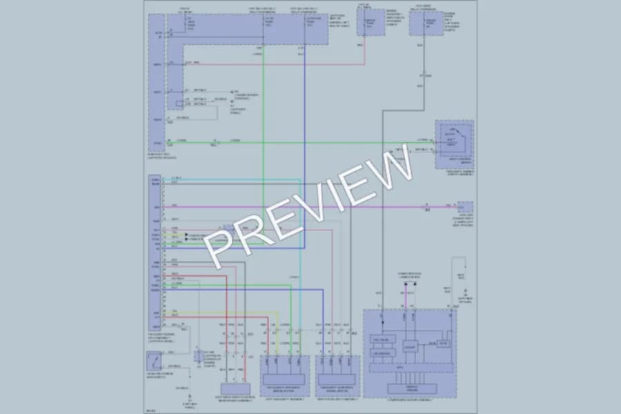 2013 Lexus GS350 Headlights wiring diagram preview