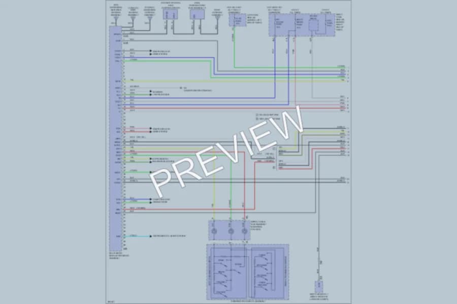 2013 Lexus GS350 Radio wiring diagram preview