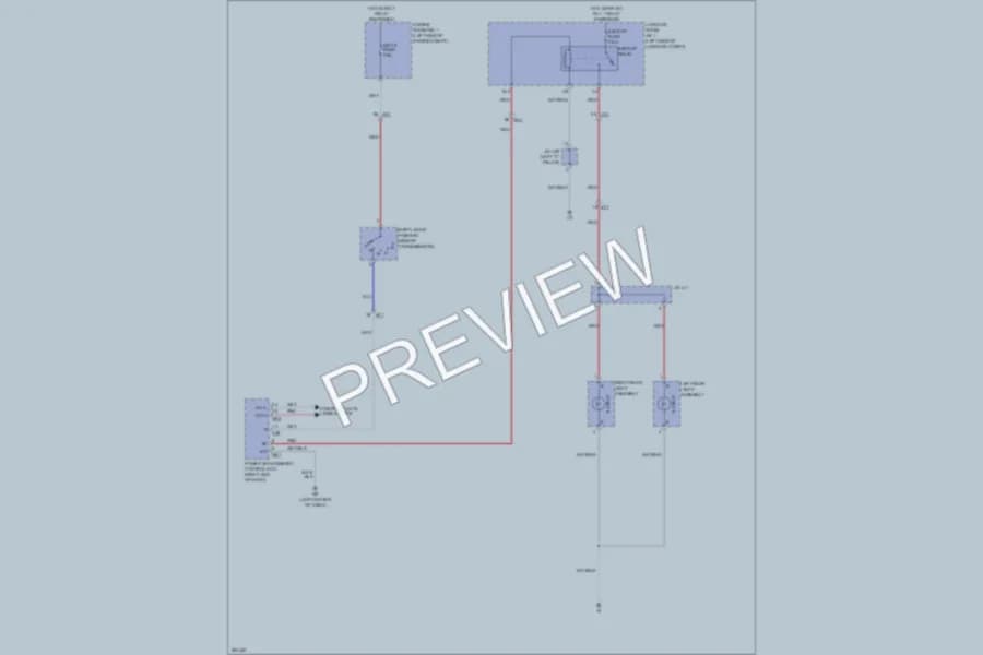 2013 Lexus GS450h Exterior Lights wiring diagram preview