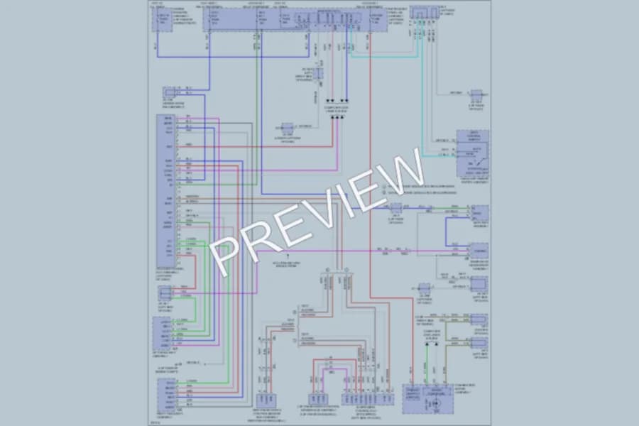 2013 Lexus GX460 Headlights wiring diagram preview