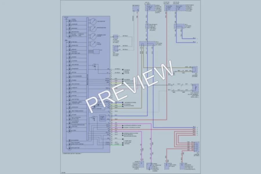 2013 Lexus GX460 Instrument Cluster wiring diagram preview
