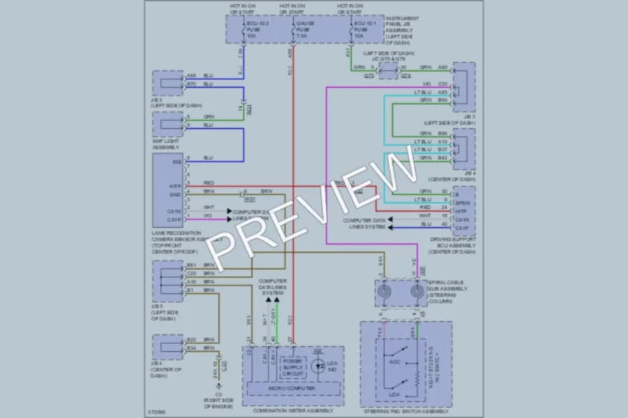 2013 Lexus GX460 Navigation wiring diagram preview