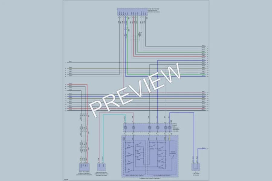 2013 Lexus GX460 Radio wiring diagram preview