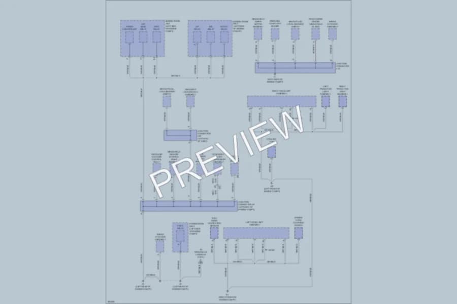 2013 Lexus IS250C Ground Distribution wiring diagram preview