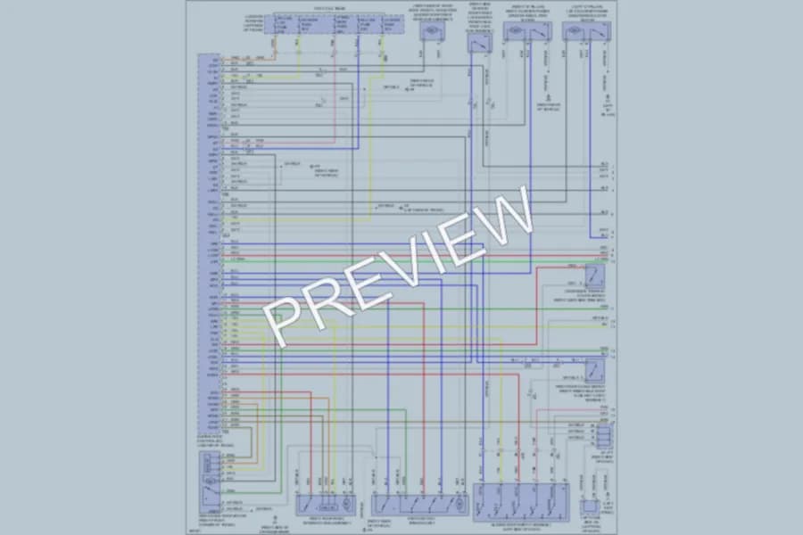 2013 Lexus IS250C Power Top Sunroof wiring diagram preview