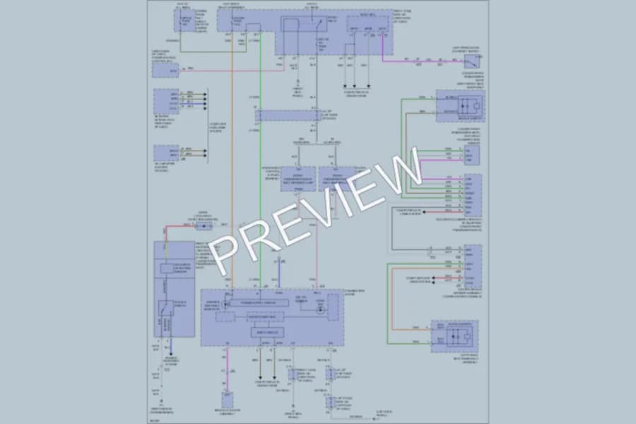 2013 Lexus IS250C Warning Systems wiring diagram preview