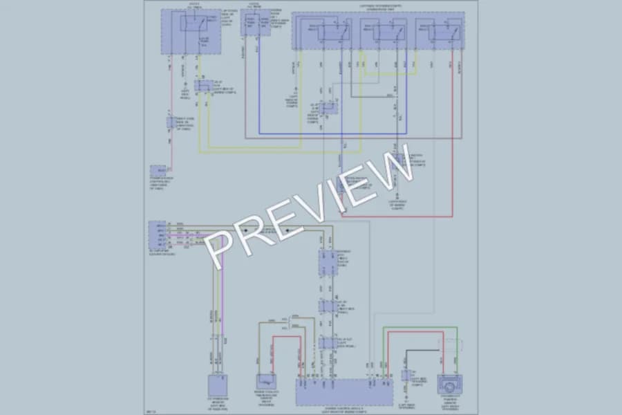 2013 Lexus IS350 Cooling Fan wiring diagram preview