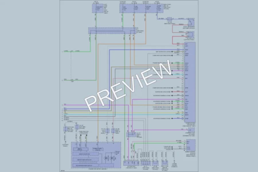 2013 Lexus IS350C Anti Theft wiring diagram preview