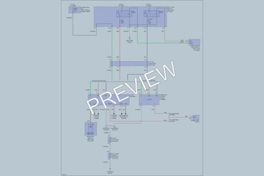2013 Lexus IS350C Instrument Cluster wiring diagram preview