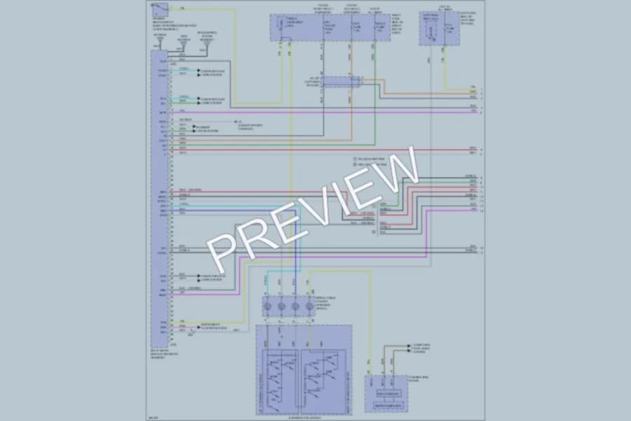 2013 Lexus IS350C Navigation wiring diagram preview