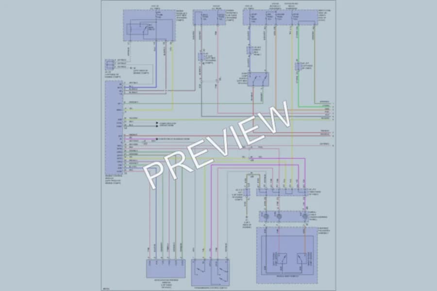 2013 Lexus IS350C Transmission wiring diagram preview