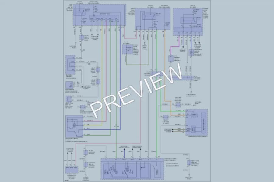 2013 Lexus IS350C Wiper Washer wiring diagram preview