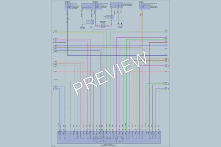 2013 Lexus LS460 Anti Lock Brakes wiring diagram preview