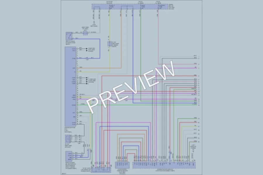 2013 Lexus LS460 Cruise Control wiring diagram preview