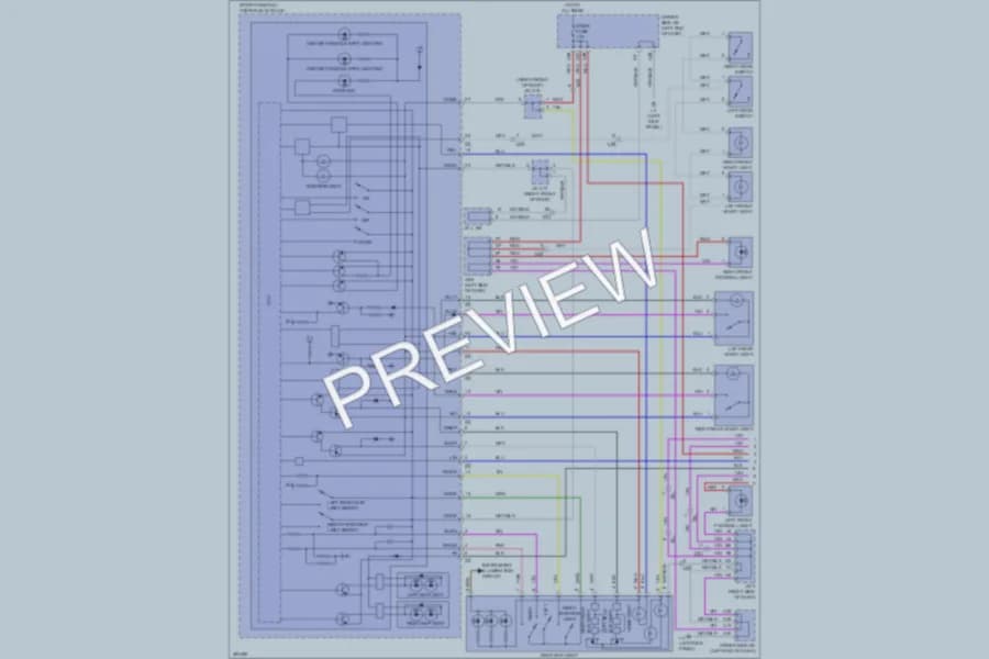 2013 Lexus LS460 Interior Lights wiring diagram preview