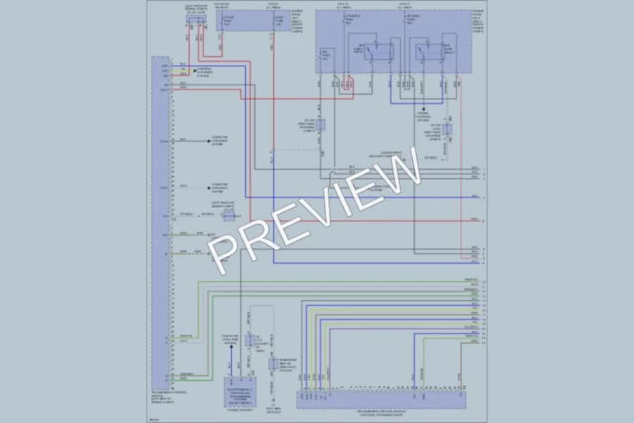 2013 Lexus LS460 Transmission wiring diagram preview