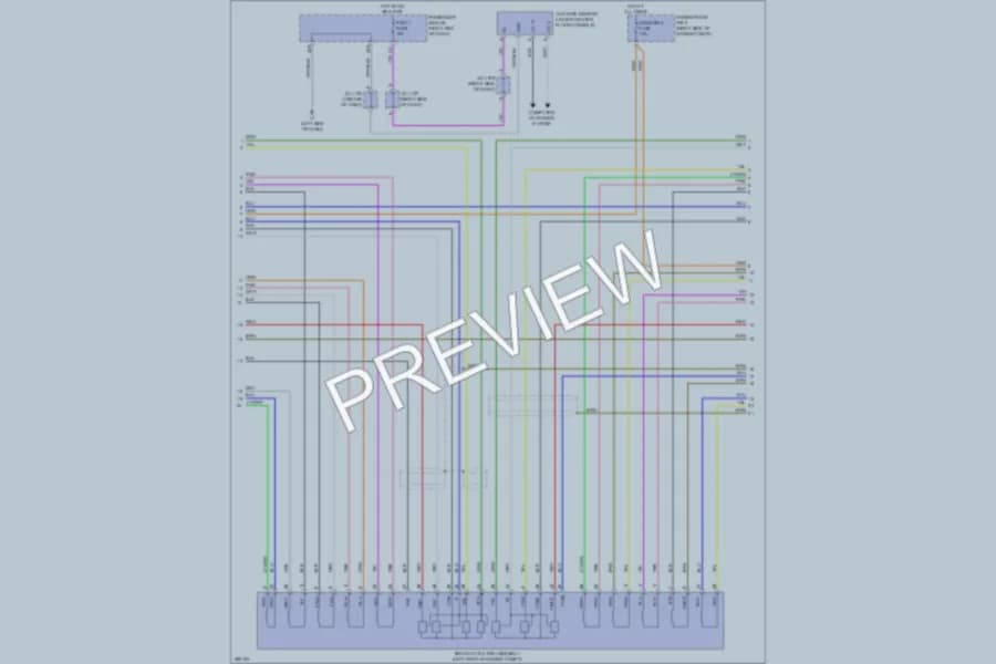 2013 Lexus LS600h Anti Lock Brakes wiring diagram preview