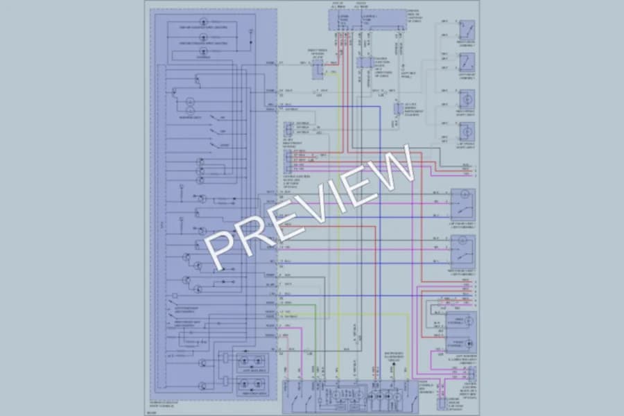 2013 Lexus LS600h Interior Lights wiring diagram preview