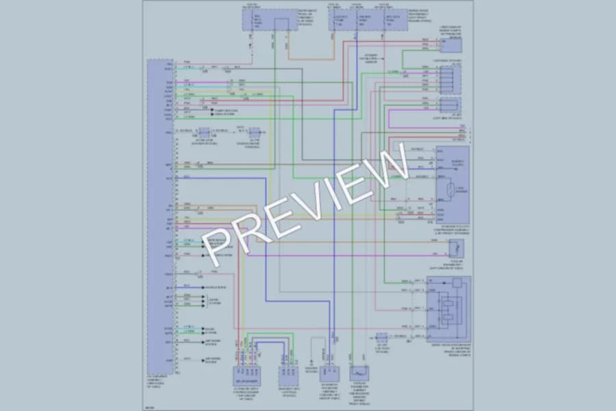 2013 Lexus RX350 Air Conditioning wiring diagram preview