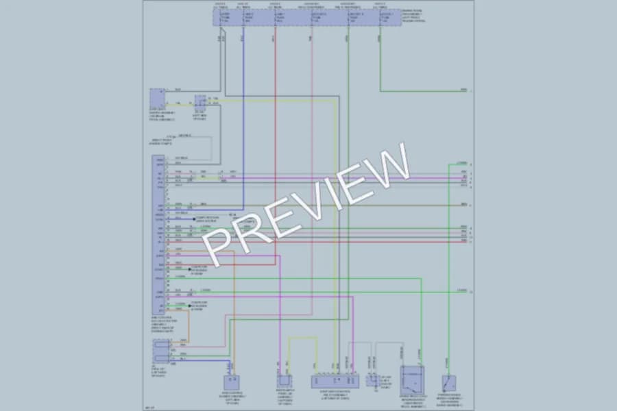 2013 Lexus RX350 Anti Lock Brakes wiring diagram preview