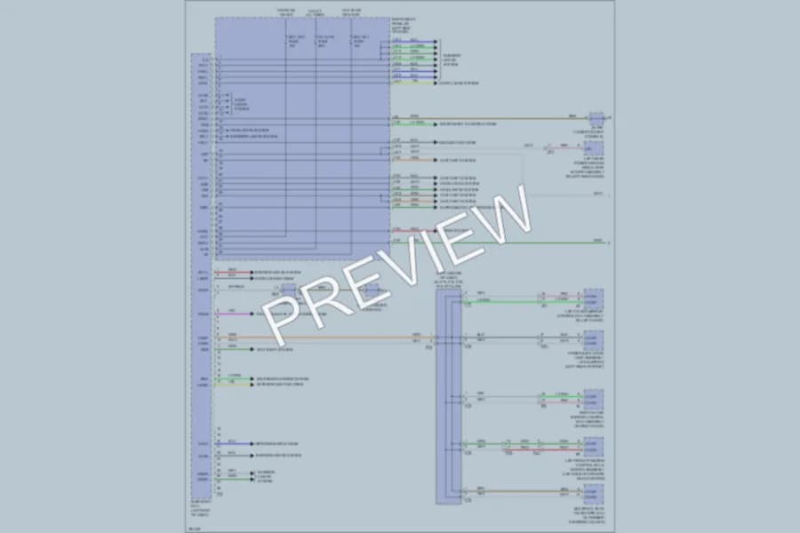 2013 Lexus RX350 Body Control Modules wiring diagram preview