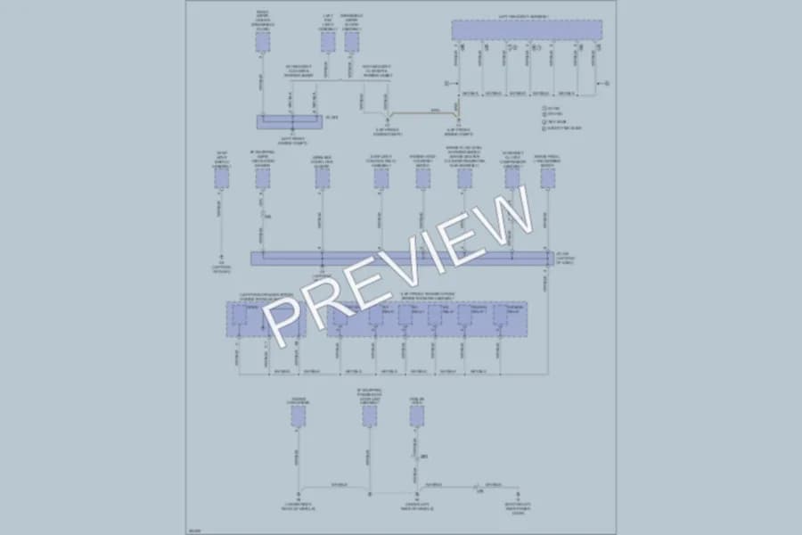 2013 Lexus RX350 Ground Distribution wiring diagram preview
